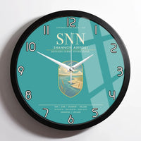 Thumbnail for Shannon Airport SNN Wall-Clock Framed - Turquoise