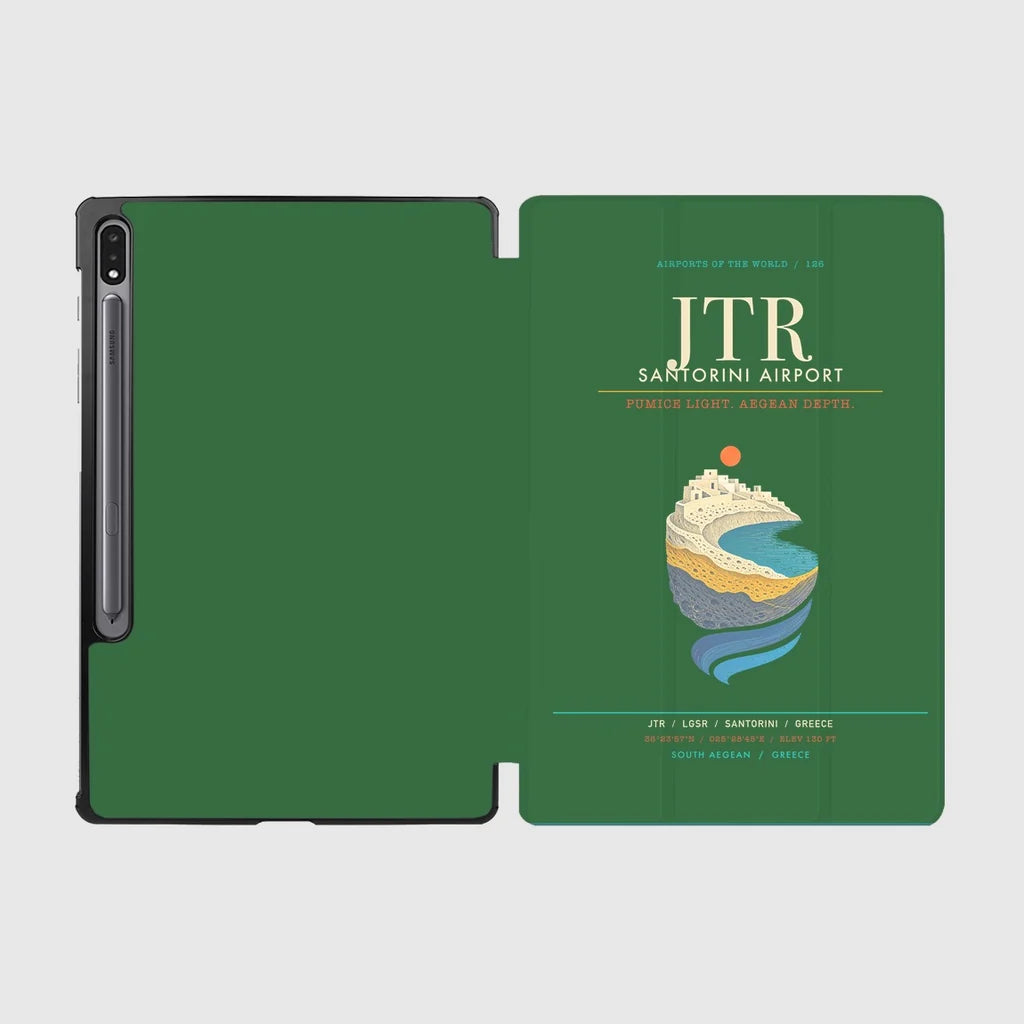 Santorini Airport JTR - Caldera Pumice Glow - Green