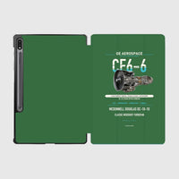 Thumbnail for CF6-6 design on green samsung tablet tablet case