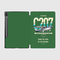 Thumbnail for Cessna T207A Stationair 8 design on green samsung tablet tablet case