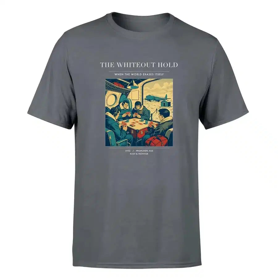 VINTAGE G4359 - The Whiteout Hold - Premium T-Shirt design on gray premium t shirt