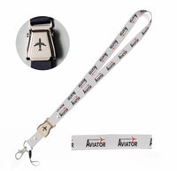 Thumbnail for Aviator seat belt lanyard - white
