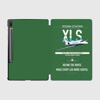 Thumbnail for Cessna Citation XLS design on green samsung tablet tablet case