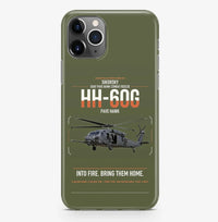 Thumbnail for Sikorsky HH-60G Pave Hawk design on green army magsafe iphone case, for iPhone Pro Max