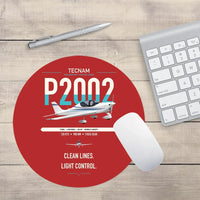 Thumbnail for Tecnam P2002 Sierra MkII design on red round mouse pad