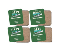 Thumbnail for Diamond DA62 design on green 4 pieces set coaster