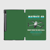 Thumbnail for DJI Matrice 4D design on green samsung tablet tablet case
