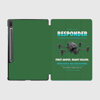 Thumbnail for BRINC Responder design on green samsung tablet tablet case