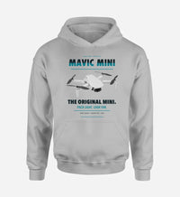 Thumbnail for DJI Mavic Mini design on light gray hoodie single side