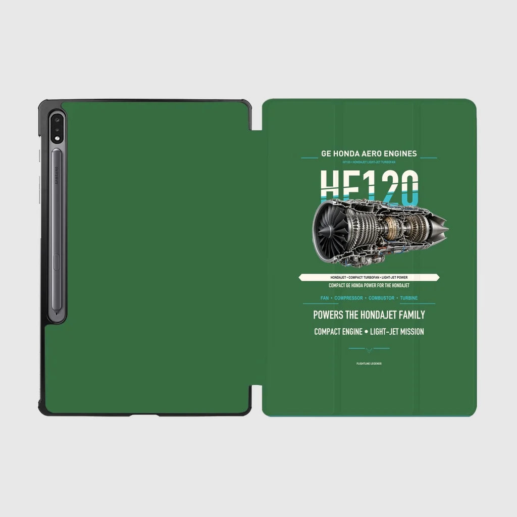 HF120 design on green samsung tablet tablet case