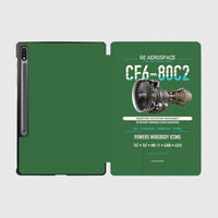 Thumbnail for CF6-80C2 design on green samsung tablet tablet case