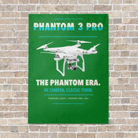 Thumbnail for DJI Phantom 3 Professional vertical canvas print - no frame - green background