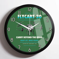 Thumbnail for DJI FlyCart 30 design on green framed wall clock