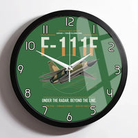 Thumbnail for F-111F Aardvark design on green framed wall clock