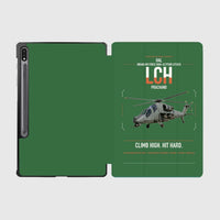 Thumbnail for HAL LCH Prachand design on green samsung tablet tablet case