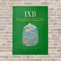 Thumbnail for Bagdogra International Airport IXB — Siliguri vertical canvas print - no frame - green background
