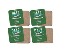 Thumbnail for Diamond DA42-VI design on green 4 pieces set coaster