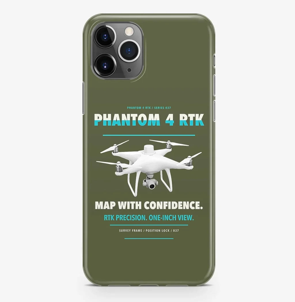 DJI Phantom 4 RTK Case ProMax design on green army iphone case promax