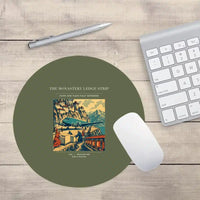 Thumbnail for VINTAGE G4341 - The Monastery Ledge Strip - Designed Mouse Pads design on greenarmy round