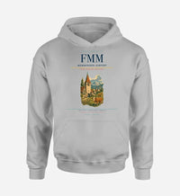 Thumbnail for Memmingen Airport (FMM) design on light gray hoodie single-side print