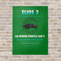 Thumbnail for Flyability Elios 3 vertical canvas print - no frame - green background