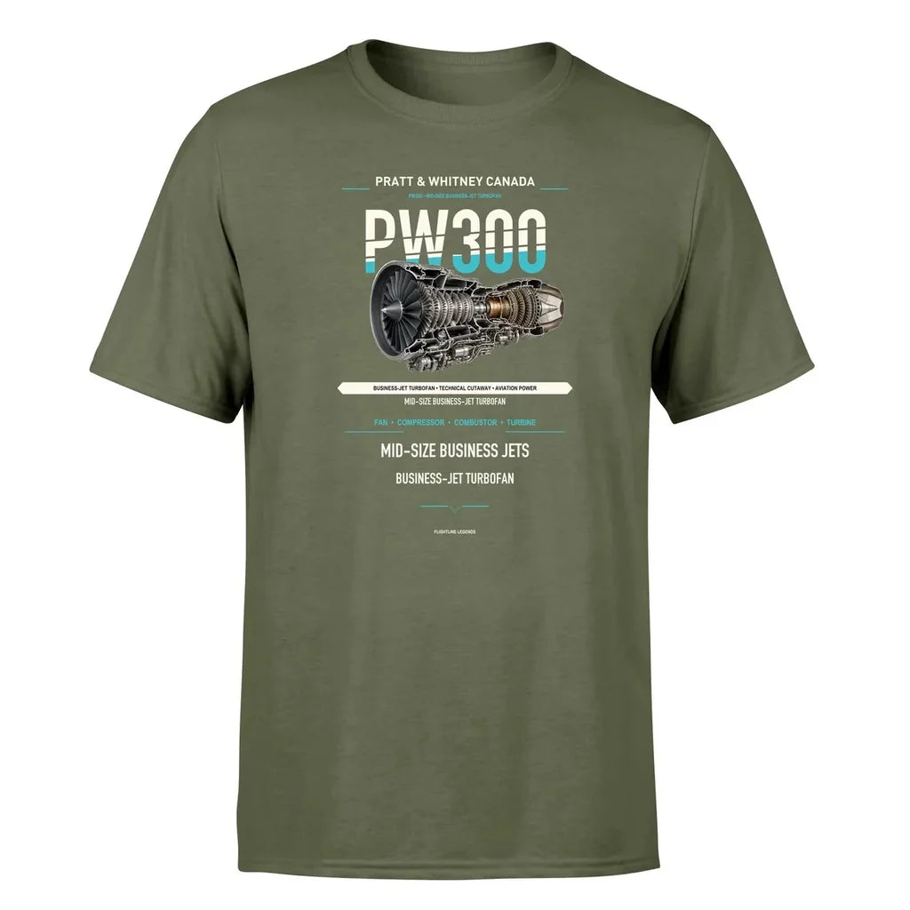PW300 design on green army single side