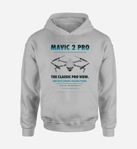 Thumbnail for DJI Mavic 2 Pro design on light gray hoodie single side