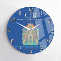 Thumbnail for Coimbatore International Airport CJB Wall-Clock No-Frame - Blue