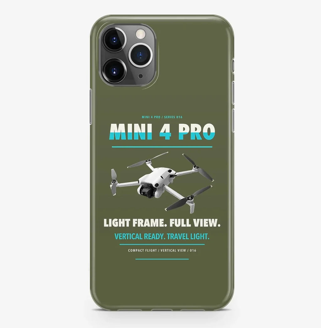 DJI Mini 4 Pro Case ProMax design on green army iphone case promax