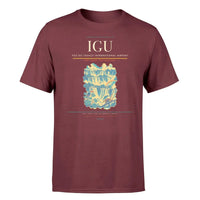 Thumbnail for Foz do Iguaçu International Airport (IGU) T-Shirt single-side front print in Dark Red | foz-do-iguaçu-international-airport-igu-double-side-t-shirt