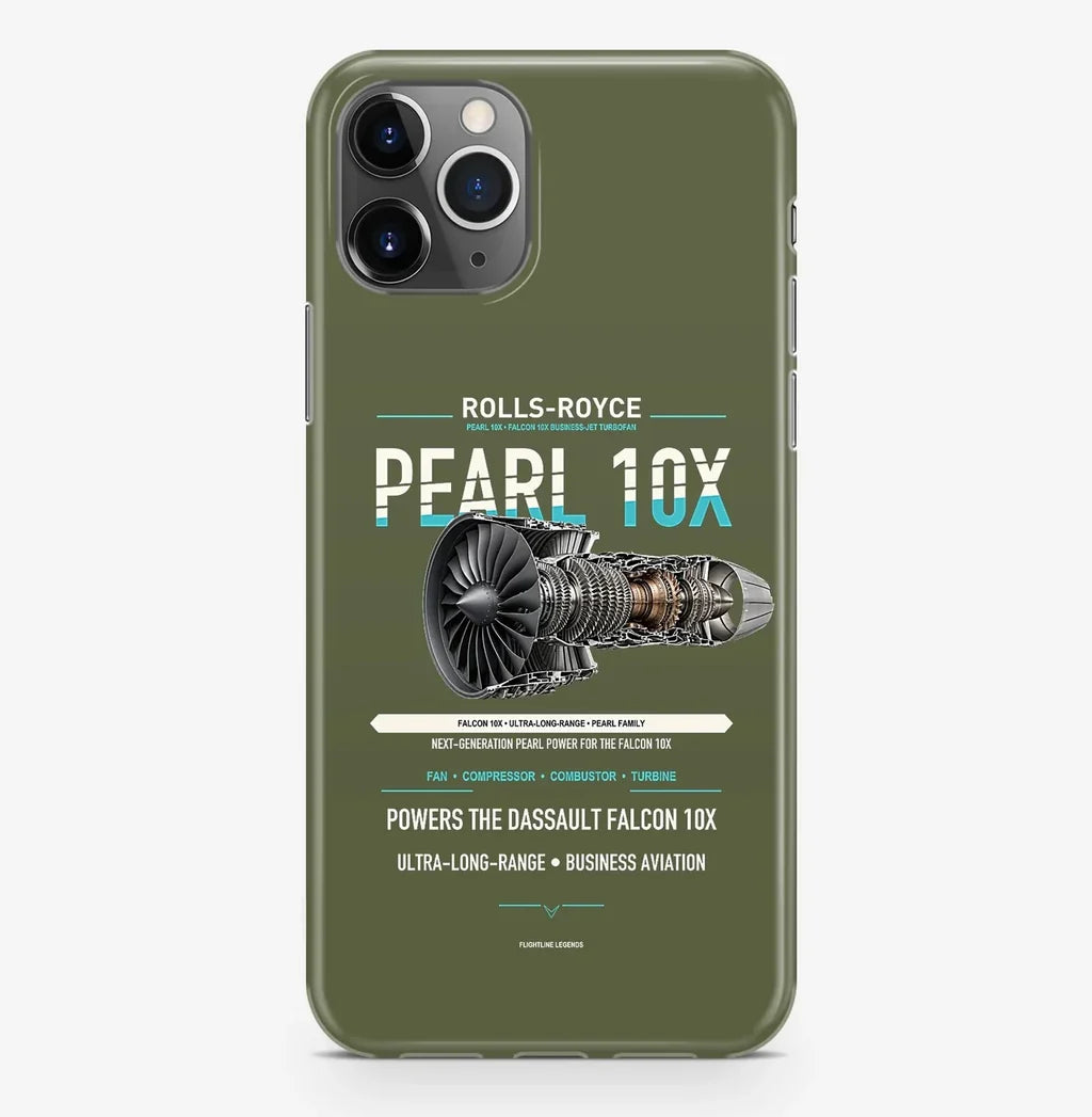 PEARL 10X Case ProMax design on green army iphone case promax