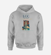 Thumbnail for Liège Airport (LGG) design on light gray hoodie single-side print