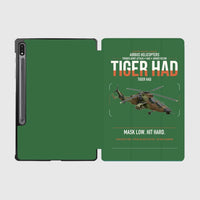Thumbnail for Airbus Helicopters Tiger HAD design on green samsung tablet tablet case