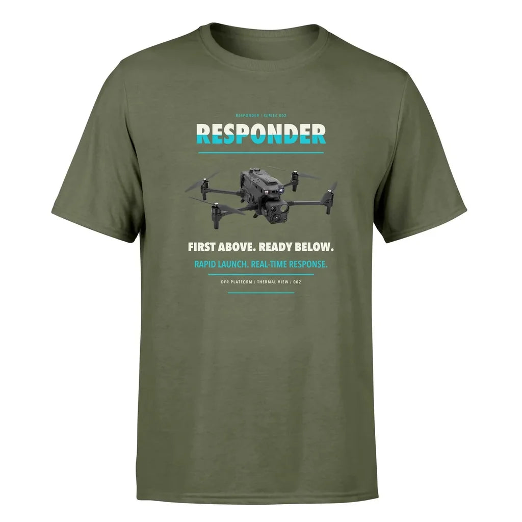 BRINC Responder design on green army single side