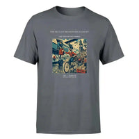 Thumbnail for VINTAGE G4311 - The Bicycle Messenger Handoff - Premium T-Shirt design on gray premium t shirt