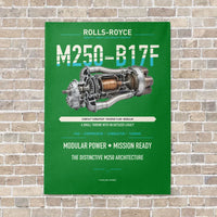 Thumbnail for M250-B17F vertical canvas print - no frame - green background