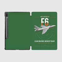 Thumbnail for Hawker Hunter F6 design on green samsung tablet tablet case