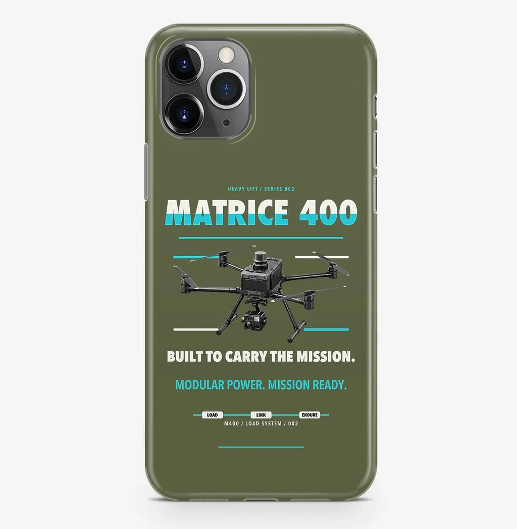 DJI Matrice 400 Case ProMax design on green army iphone case promax