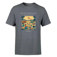 Thumbnail for VINTAGE G4241 - The Grass Strip Sunday - Premium T-Shirt design on gray premium t shirt