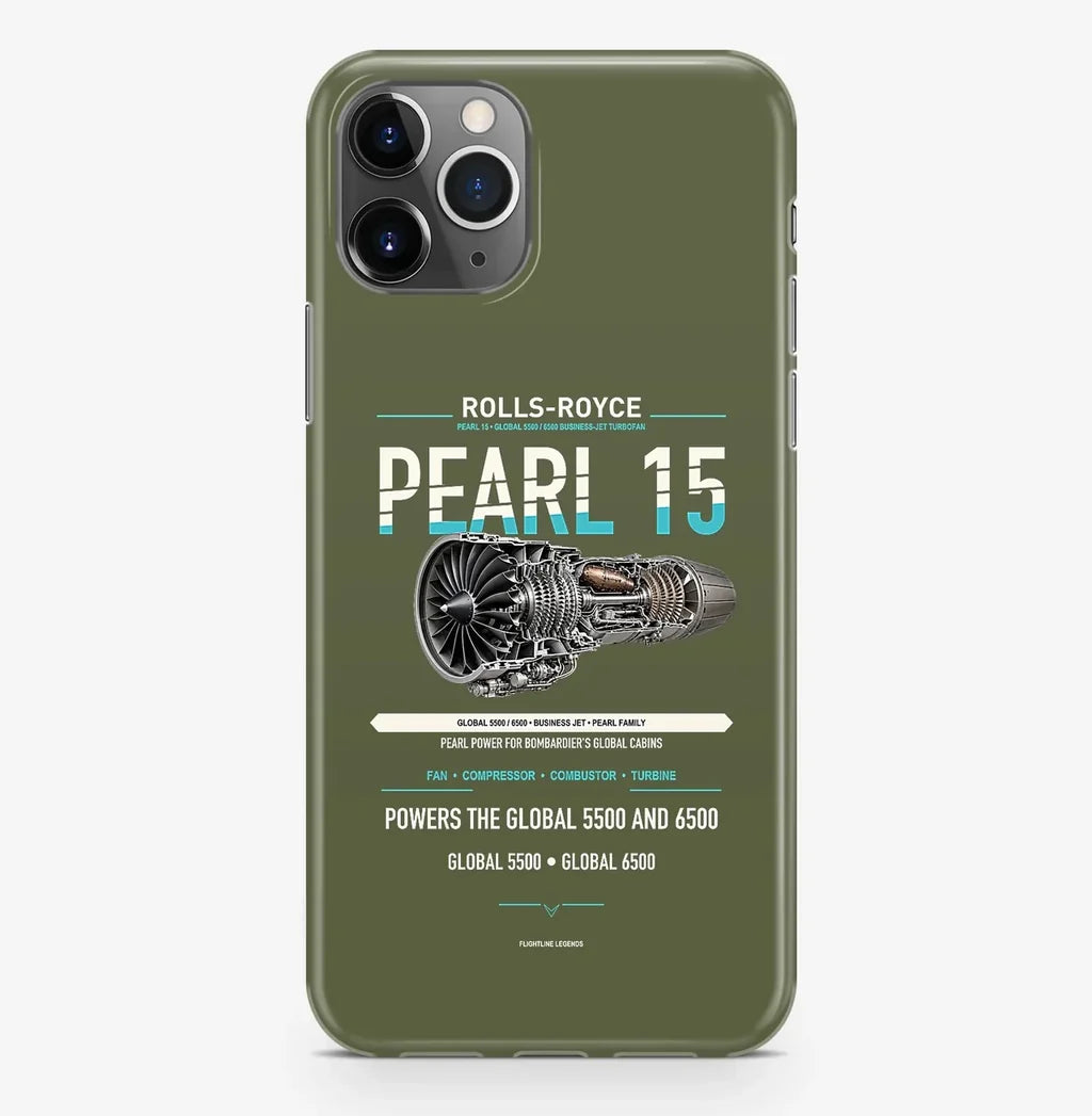 PEARL 15 Case ProMax design on green army iphone case promax