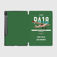 Thumbnail for Piper PA-18 Super Cub design on green samsung tablet tablet case