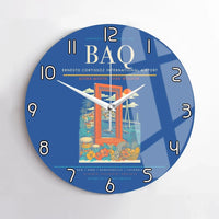 Thumbnail for Ernesto Cortissoz International Airport BAQ Wall-Clock No-Frame - Blue