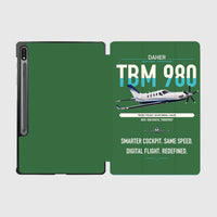 Thumbnail for Daher TBM 980 design on green samsung tablet tablet case