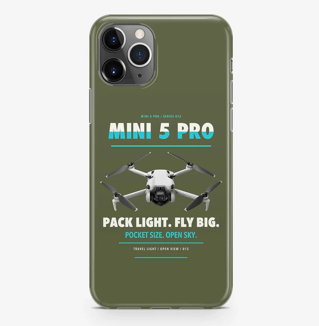 DJI Mini 5 Pro Case ProMax design on green army iphone case promax
