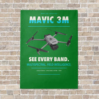 Thumbnail for DJI Mavic 3 Multispectral vertical canvas print - no frame - green background