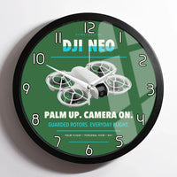 Thumbnail for DJI Neo design on green framed wall clock