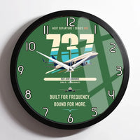 Thumbnail for Boeing 737-800 NG design on green framed wall clock