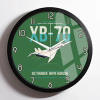 Thumbnail for XB-70A Valkyrie design on green framed wall clock