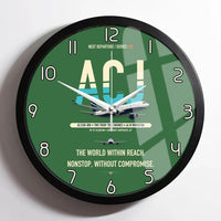 Thumbnail for Airbus ACJ330neo / exact ACJ330-800 design on green framed wall clock