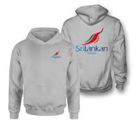 Thumbnail for Sri Lankan Airlines logo on light gray double side hoodie